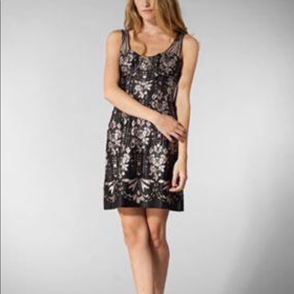COPY - Nanette Lenore 100% silk dress Size 2 beaded